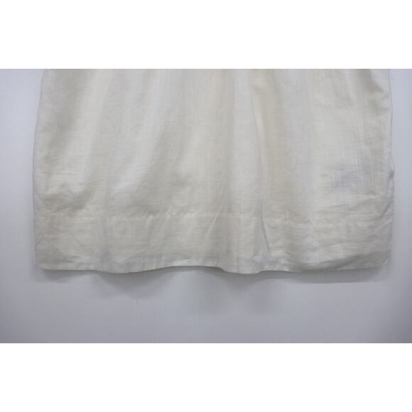 J CREW 100% COTTON TANK TOP FLORAL BLACK EMBROIDERED POM POM BABYDOLL Size 4 - Picture 5 of 12